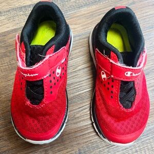 Champion Toddler Red Sneakers Size 6.5
